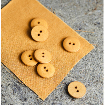 Knopf Curb Cotton 18 mm dry mustard