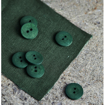 Knopf Curb Cotton 18 mm green khaki