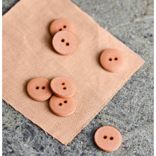 Knopf Curb Cotton 18 mm rose