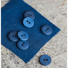 Knopf Curb Cotton 18 mm ocean