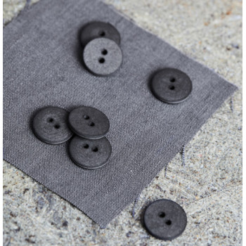 Knopf Curb Cotton 18 mm calm grey