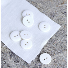 Knopf Curb Cotton 18 mm creamy white
