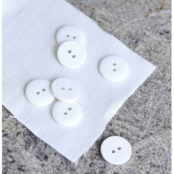 Knopf Curb Cotton 18 mm creamy white