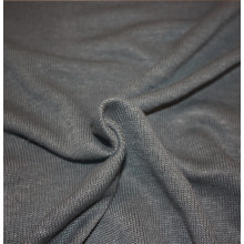 Hanf-Strickjersey grau