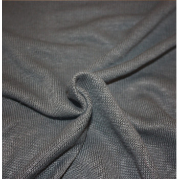 Hanf-Strickjersey grau