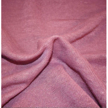 Hanf-Strickjersey lila
