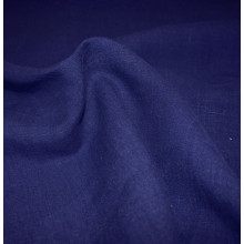 Leichter Hanfwebstoff indigo