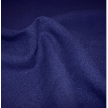 Leichter Hanfwebstoff indigo
