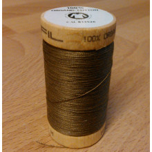 Nähgarn Bio-Baumwolle 100 m - 4824 graubraun