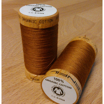 Nähgarn Bio-Baumwolle 100 m - 4827 hellbraun
