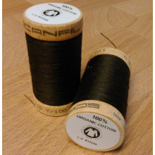 Nähgarn Bio-Baumwolle 100 m - 4830 schwarzbraun