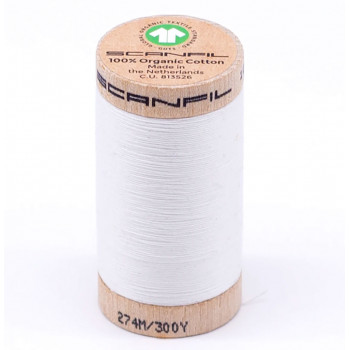 Nähgarn Bio-Baumwolle 275 m - 4800 bright white