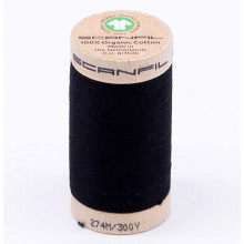 Nähgarn Bio-Baumwolle 275 m - 4808 jet black