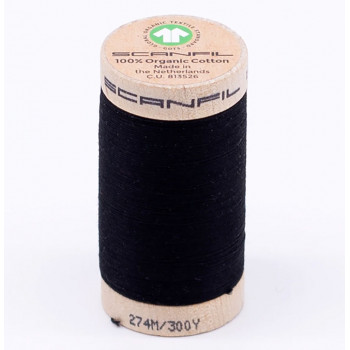 Nähgarn Bio-Baumwolle 275 m - 4808 jet black