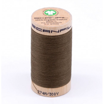 Nähgarn Bio-Baumwolle 275 m - 4824 lead gray
