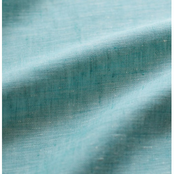 Leinen-Chambray türkis