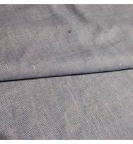 Reststück 44 cm Leinendenim altblau