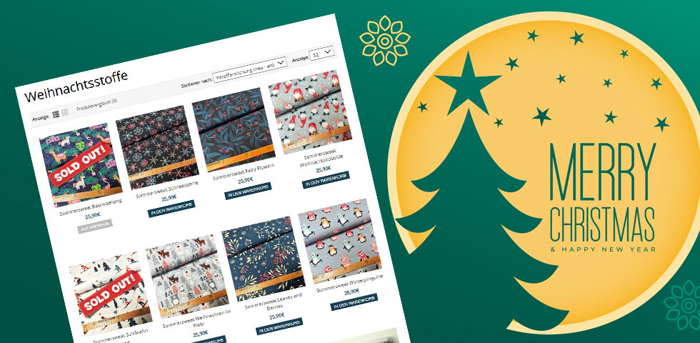 Weihnachtsstoffe
