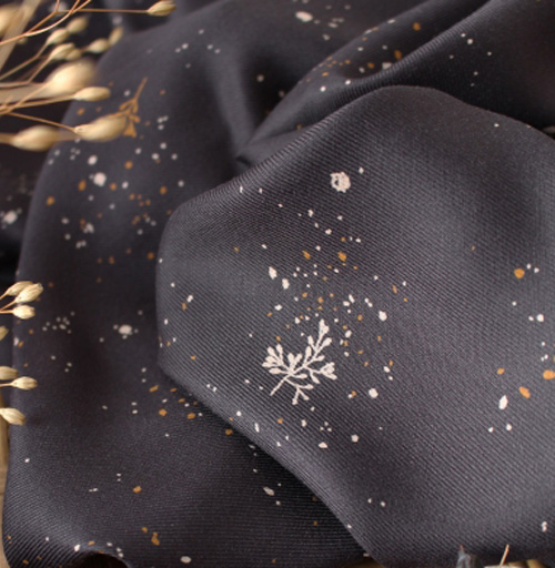 Feiner Viskose-Twill Twig night