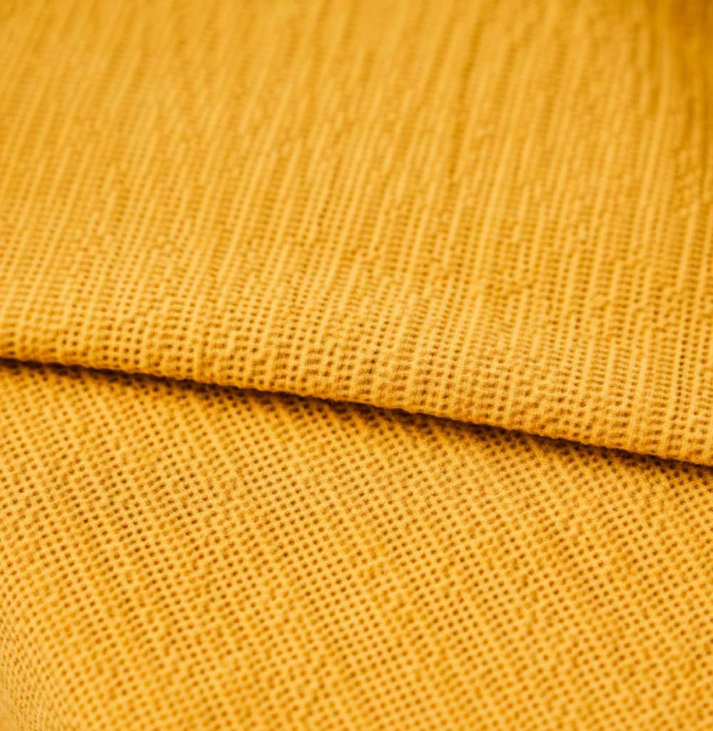 Cana Seersucker Tencel/Baumwolle amber