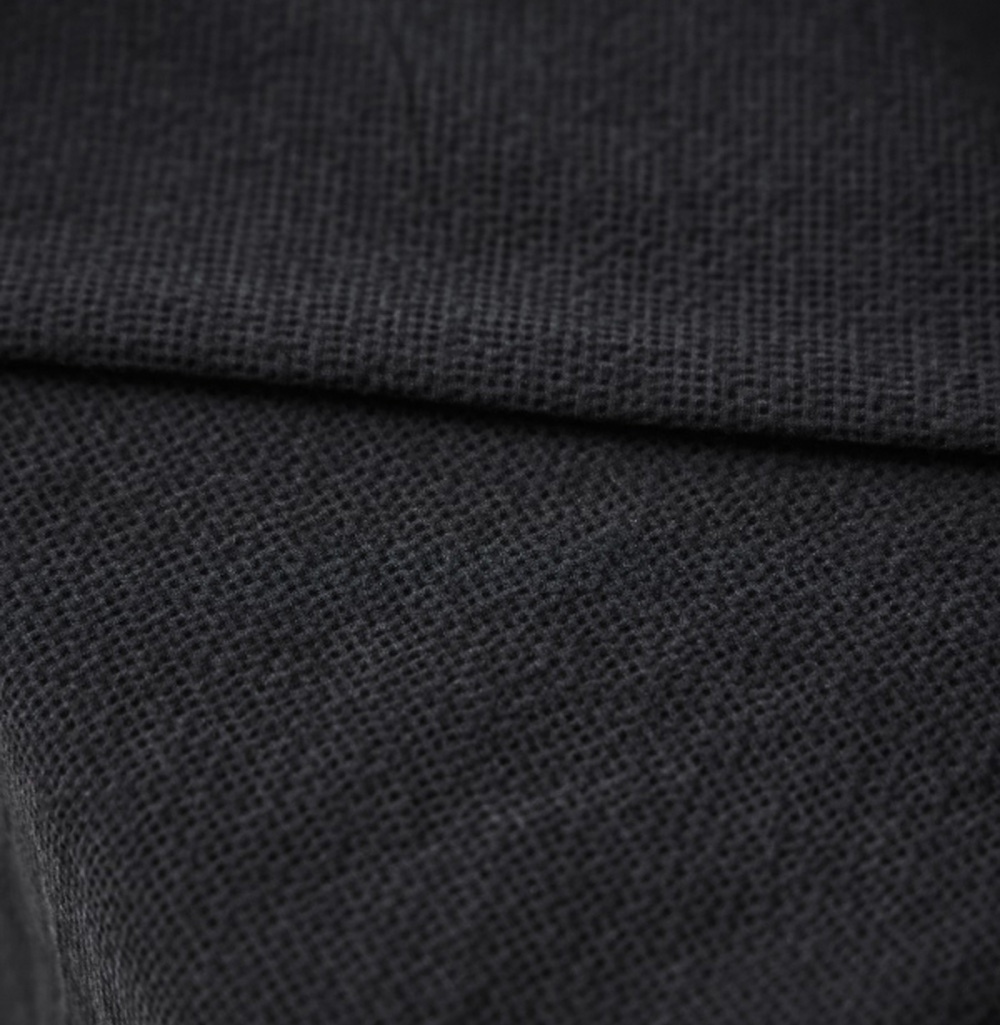 Cana Seersucker Tencel/Baumwolle black