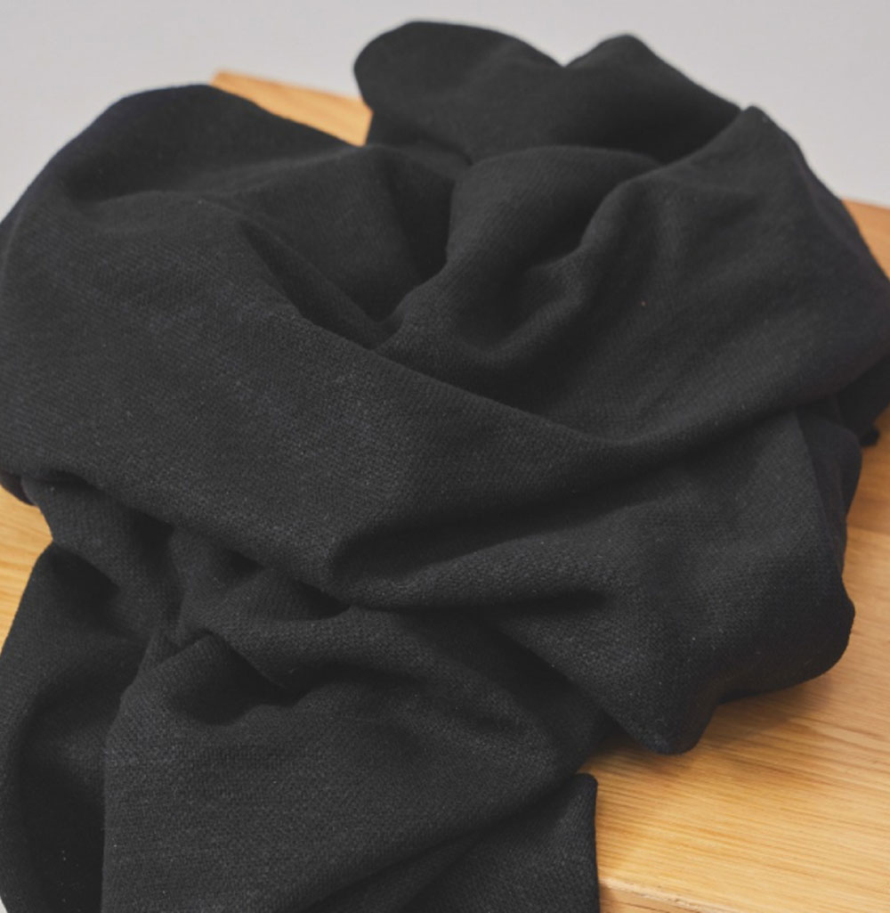 Pilu Tencel/Leinen-Jersey black