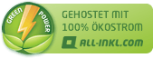 gehostet mit 100% Ökostrom von all-inkl.com